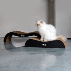 EBI D&D I LOVE HAPPY CATS ARCHIE Macskakaparó kartonból cicáknak 2db 75x18,5x25cm ívelt