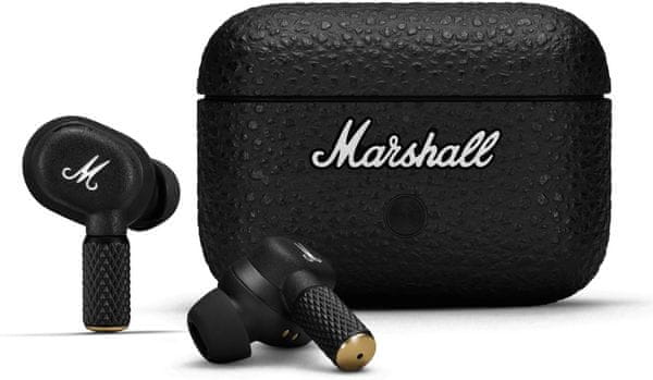 modern vezeték nélküli fülhallgató marshall motif ii anc stílusos töltőtok kiváló hangzás ANC technológia minőségi handsfree