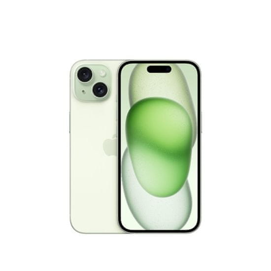 Apple iPhone 15 5G MTP53SX/A 6GB 128GB Dual SIM Zöld Okostelefon