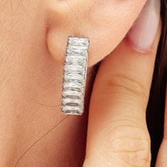 Brosway Gyönyörű acél fülbevaló cirkónium kövekkel Desideri BEIE010