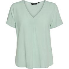Vero Moda Női póló laza szabású VMBRIT Loose Fit 10285552 Silt Green (Méret M)