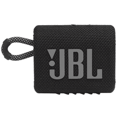Bluetooth hordozható hangszóró, 4.2W, v5.1, felakasztható, vízálló, JBL Go 3, fekete