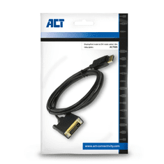ACT AC7505 video átalakító kábel 1,8 M DisplayPort DVI Fekete (AC7505)