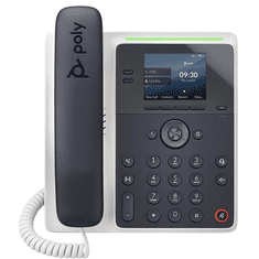 POLY EDGE E100 IP telefon Fekete, Fehér 2 sorok LCD