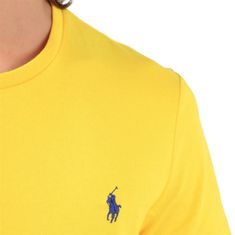 Ralph Lauren Póló sárga L Custom Slim