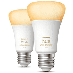 PHILIPS Hue LED fényforrás E27 8W 2db/cs (929002468404) (929002468404)