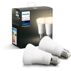 PHILIPS Hue LED fényforrás E27 9W 2db/cs (929001821623) (929001821623)