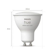 PHILIPS Hue White and Color Ambiance LED fényforrás GU10 5.7W kezdőcsomag (929001953113) (929001953113)