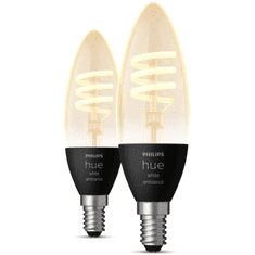 PHILIPS Hue Filament LED fényforrás E14 4.6W 2db/cs (929003145202) (929003145202)