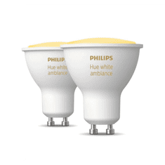 PHILIPS Hue LED fényforrás GU10 4.3W 2db/cs (929001953310) (929001953310)