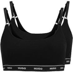 Hugo Boss 2 PACK - női melltartó HUGO Bralette 50469659-001 (Méret L)