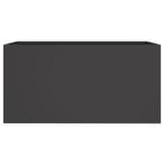 Greatstore fekete hidegen hengerelt acél növénytartó 62x30x29 cm
