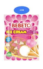 Bebeto  savanyú zselés cukorka Fagylalt 80g (2 db)