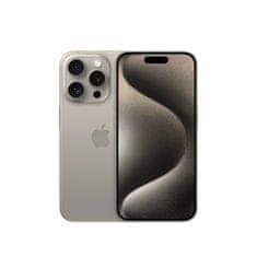 Apple iPhone 15 Pro 5G MTUX3SX/A 8GB 128GB Dual SIM Natúr Titán Okostelefon