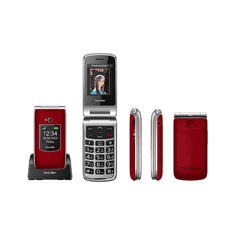 Beafon SL605 2,4" Flip Mobiltelefon PIROS (129936)