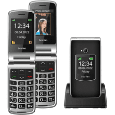 Beafon SL605 2,4" Flip Mobiltelefon FEKETE