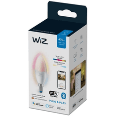 WiZ WiFi BLE RGB LED fényforrás E14 4.9W (929002448833) (929002448833)