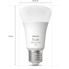 PHILIPS Hue White and Color Ambiance LED fényforrás E27 9W 2db/cs (929002468802) (929002468802)