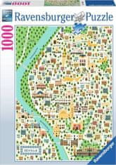 Ravensburger Sevilla kirakós térkép 1000 darab