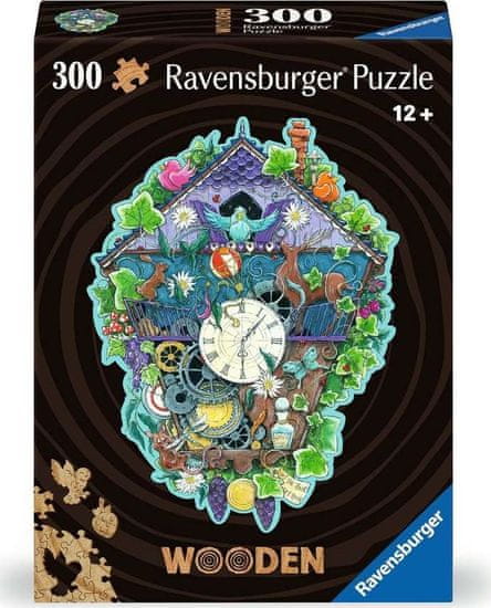 Ravensburger Fa vázlatos puzzle Kakukkos óra 300 darab