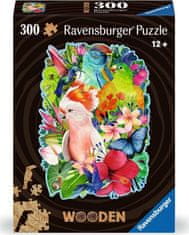 Ravensburger Fa vázlatos puzzle Gyönyörű madarak 300 darab