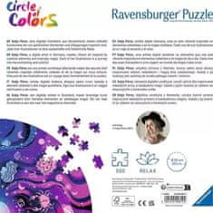 Ravensburger Kerek puzzle Színkör: Asztrológia 500 db