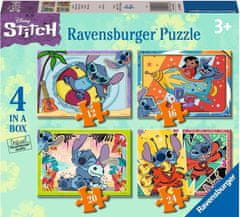 Ravensburger Lilo és Stitch puzzle 4 az 1-ben (12, 16, 20, 24 darab)