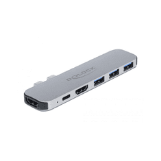 DELOCK Dockingstation für MacBook Dual HDMI 4K / PD / Hub (87753)