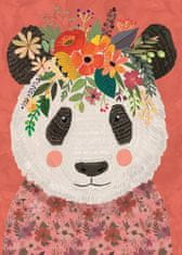 Heye Puzzle Virágbarátok: Bújós panda 1000 db
