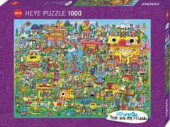 Heye Puzzle Pens are my Friends: Doodle Village 1000 db