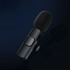 MG K1 Lavalier mikrofon USB-C 2ks, fekete