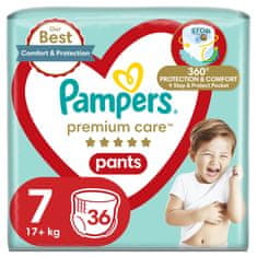 Pampers Premium Care pelenkák méret. 7, 36 db, 17kg+