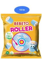 Bebeto  habzselé Marshmallow Roller 60g (12 db-os csomag)
