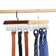 HOME & MARKER® Melltartó és nyakkendő akasztó 8 kampóval (2db) | OCTAHANGER