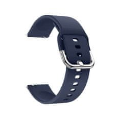 TKG Samsung Galaxy Watch 3 (45 mm) okosóra szíj - Strap - sötétkék szilikon szíj (szíj szélesség: 22 mm)