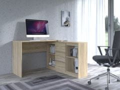 Safako Plus 2D3S íróasztal szekrénnyel, sonoma