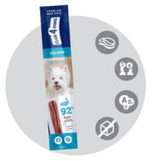 Club4Paws Premium  kutya csemege érzékeny emésztőrendszerű kutyáknak 92% lazac 10db