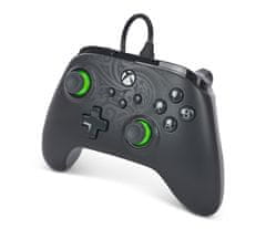 Power A Advantage Wired, Xbox Series X|S, Xbox One, PC, Celestial Green, Vezetékes kontroller