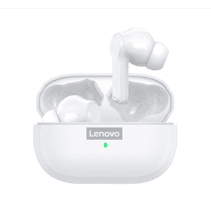 Lenovo LIVEPODS LP1S bluetooth fülhallgató SZTEREO (v5.0, TWS, zajszűrő, vízálló + töltőtok) FEHÉR (LP1S_W) (LP1S_W)