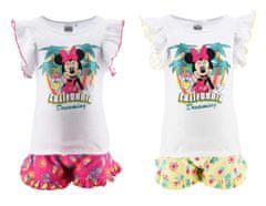 Disney 4-részes nyári póló és short szett Minnie egér magenta szín 5-6 év (116 cm)