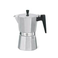 MAESTRO MR-1666-9, 450 ml, 9 csésze, Aluminium, Ezüst, Kotyogós kávéfőző