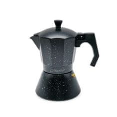 MAESTRO MR-1667-6, 300 ml, 6 csésze, Aluminium, Márvány, Espresso/Mokka, Fekete, Kotyogós kávéfőző