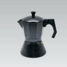 MAESTRO MR-1667-9, 450 ml, 9 csésze, Aluminium, Márvány, Espresso/Mokka, Fekete, Kotyogós kávéfőző