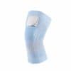 SOLFIT® Kompressziós térdvédő, 2 darab tépőzáras térdrögzítő, kék színű, L/XL méretű | KNEEX