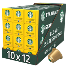 Starbucks by Nespresso Blonde Espresso Roast - kávékapszula - 10 kávékapszula csomagonként