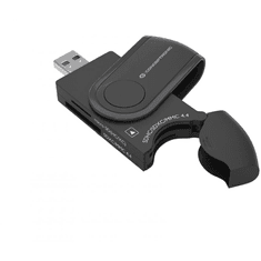 Conceptronic StreamVault BIAN04B kártyaolvasó USB 3.2 Gen 1 (3.1 Gen 1) Type-A Fekete (BIAN04B)