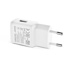 SAMSUNG gyári USB hálózati töltő adapter - 5V/2A - EP-TA200EWE Adaptive Fast Charging - fehér (ECO csomagolás) (SA098857)