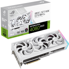 ASUS ROG -STRIX-RTX4080S-O16G-WHITE NVIDIA GeForce RTX 4080 SUPER 16 GB GDDR6X (90YV0KB2-M0NA00)