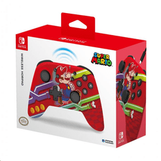 HORI Nintendo Switch Horipad Mario IML vezeték nélküli gamepad piros (NSP1641) (NSP1641)