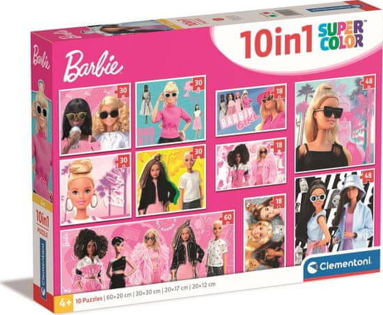Clementoni Puzzle Barbie 10 az 1-ben